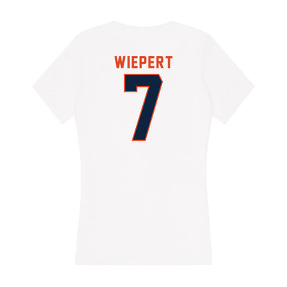 UTSA - NCAA Women's Volleyball : makenna wiepert - Women's V-Neck T-Shirt-1