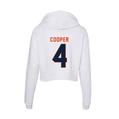 UTSA - NCAA Football : Camron Cooper - Women's Crop Fleece Hoodie-1