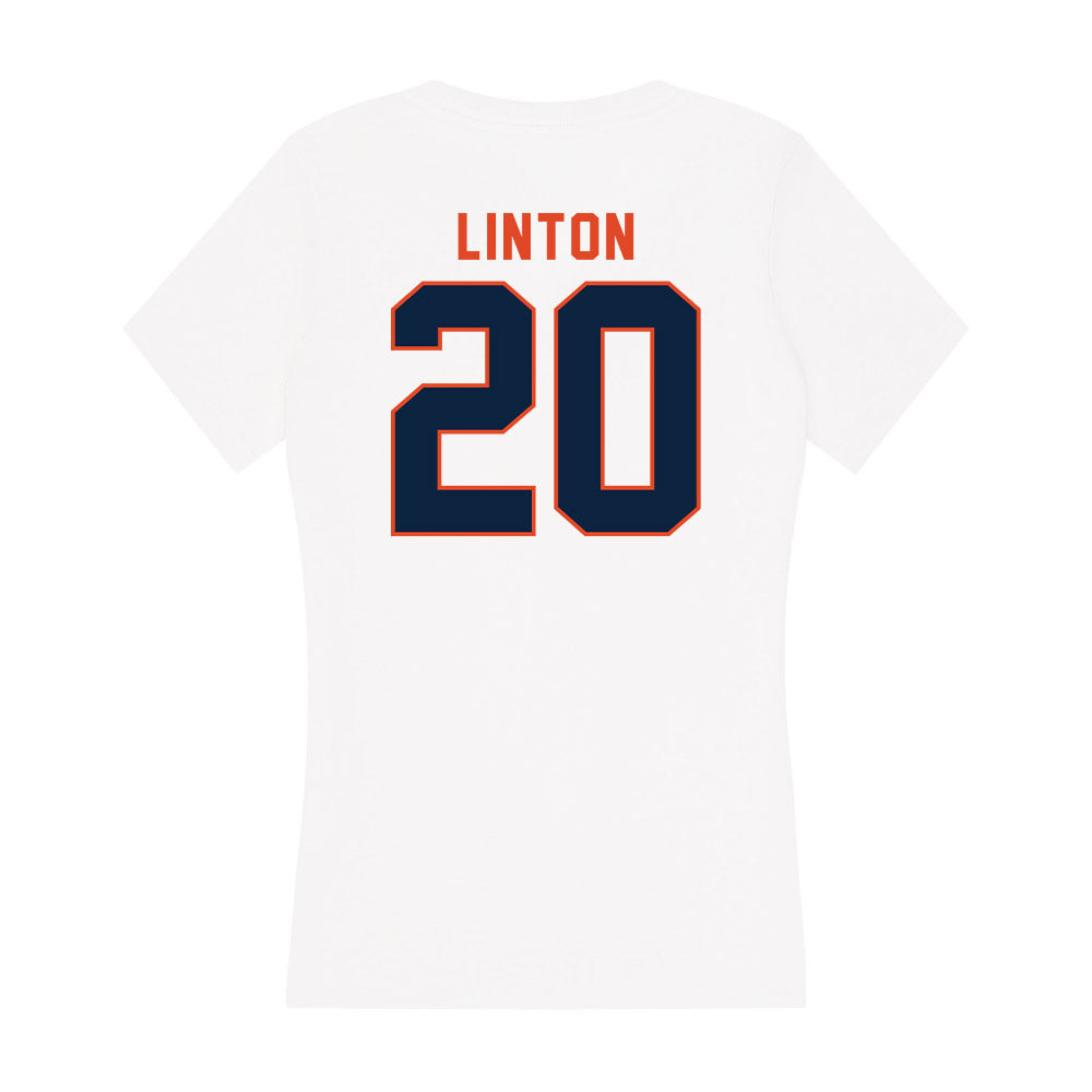 UTSA - NCAA Women's Basketball : Maya Linton - Women's V-Neck T-Shirt-1