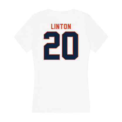 UTSA - NCAA Women's Basketball : Maya Linton - Women's V-Neck T-Shirt-1