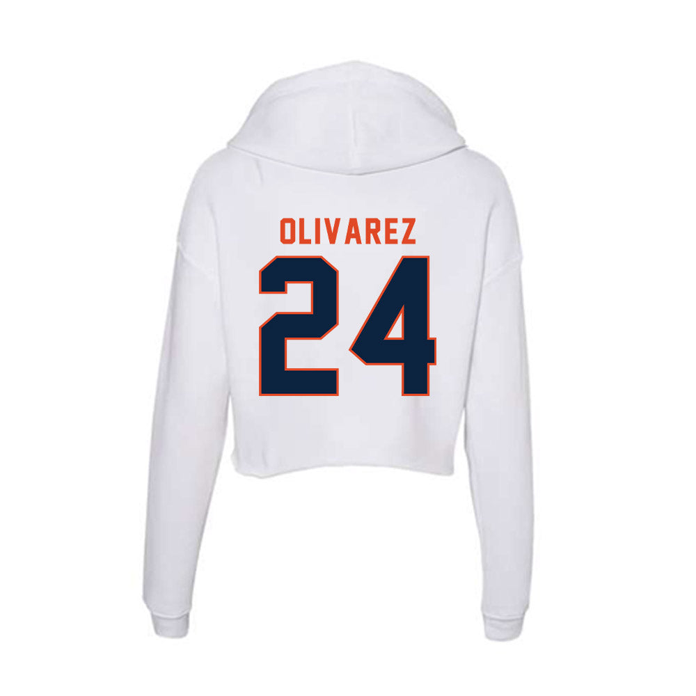 UTSA - NCAA Softball : Kaylie Olivarez - Women's Crop Fleece Hoodie-1