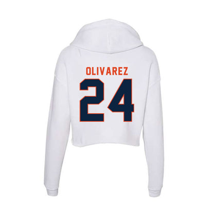 UTSA - NCAA Softball : Kaylie Olivarez - Women's Crop Fleece Hoodie-1