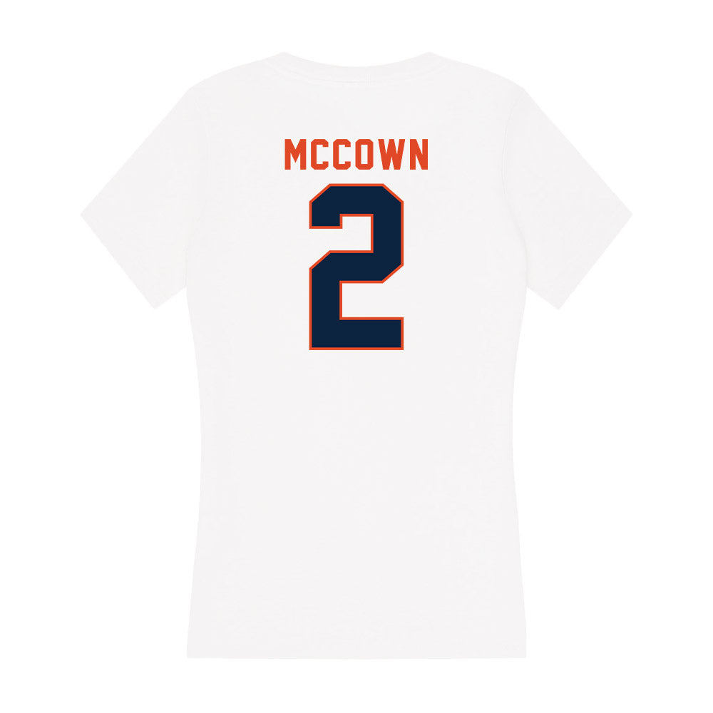 UTSA - NCAA Football : Owen McCown - Women's V-Neck T-Shirt-1