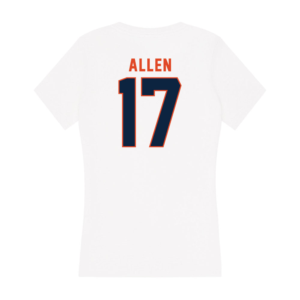 UTSA - NCAA Women's Soccer : Allie Allen - Women's V-Neck T-Shirt-1