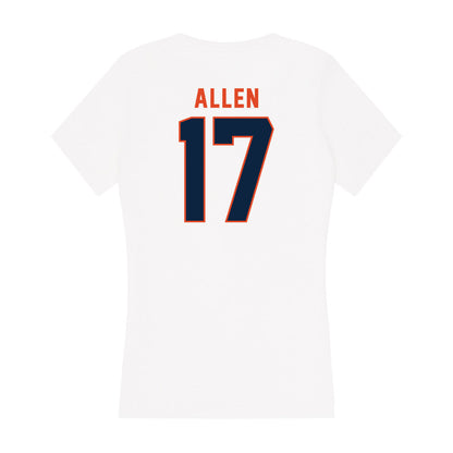 UTSA - NCAA Women's Soccer : Allie Allen - Women's V-Neck T-Shirt-1