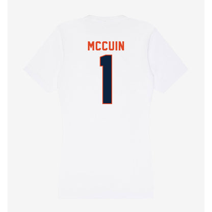 UTSA - NCAA Football : Devin McCuin - Women's V-Neck T-Shirt-1