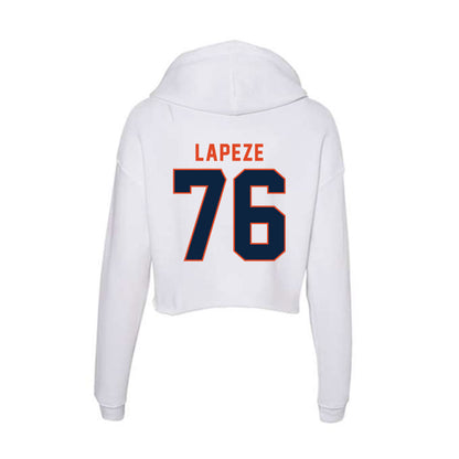 UTSA - NCAA Football : Luke Lapeze - Women's Crop Fleece Hoodie-1