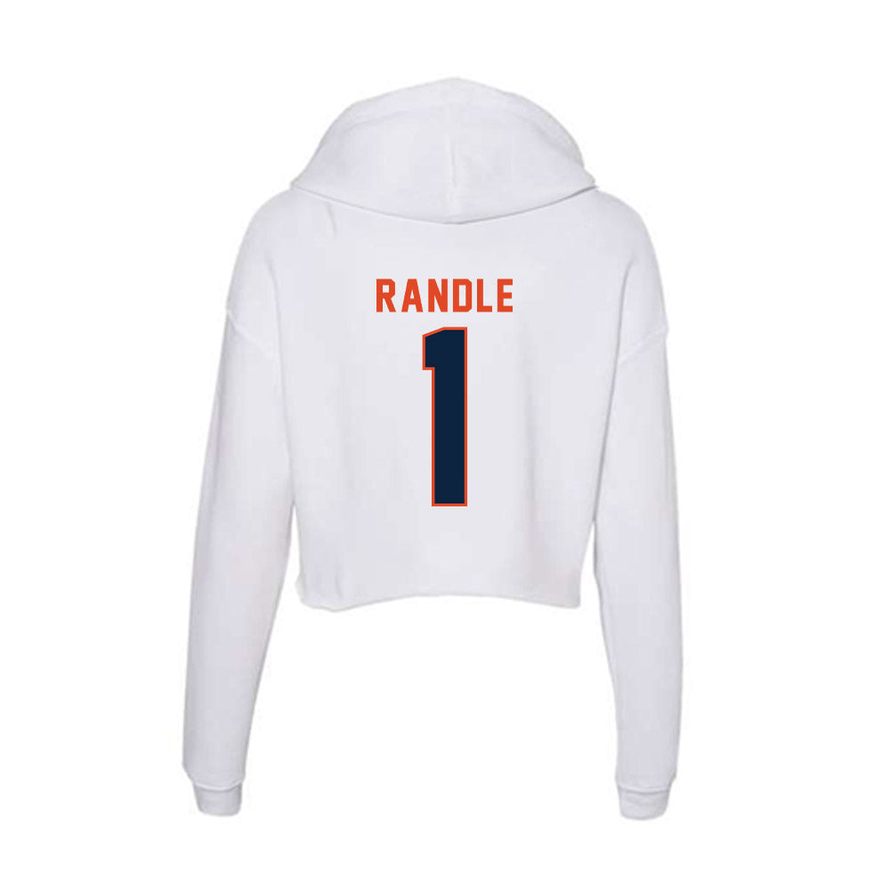 UTSA - NCAA Football : Jaren Randle - Women's Crop Fleece Hoodie-1