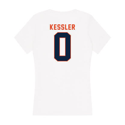 UTSA - NCAA Women's Soccer : Jasmine Kessler - Women's V-Neck T-Shirt-1