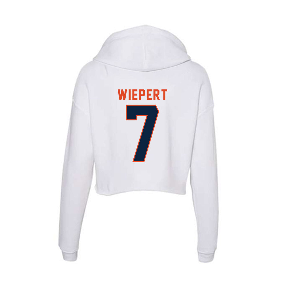 UTSA - NCAA Women's Volleyball : makenna wiepert - Women's Crop Fleece Hoodie-1