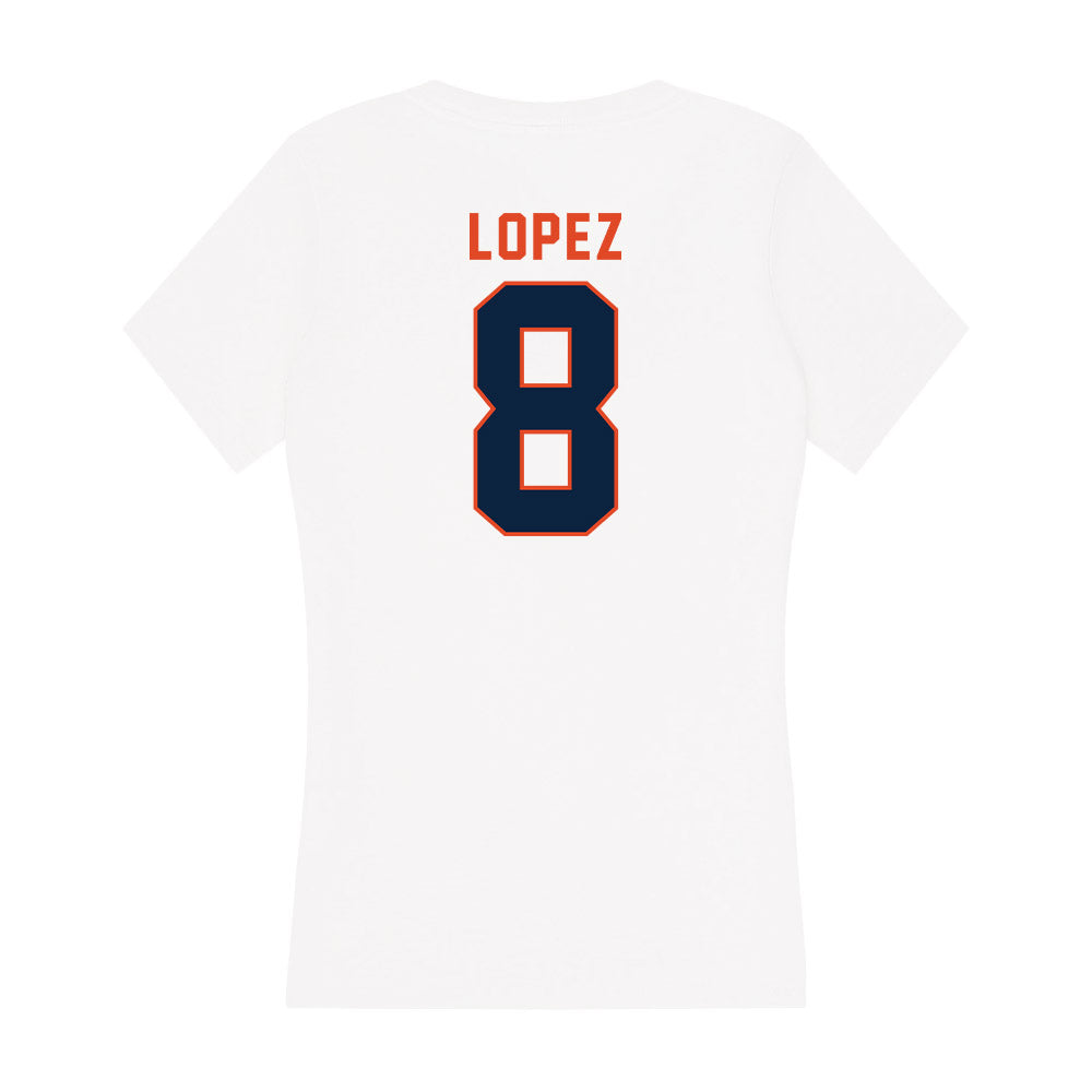 UTSA - NCAA Women's Soccer : Haley Lopez - Women's V-Neck T-Shirt-1