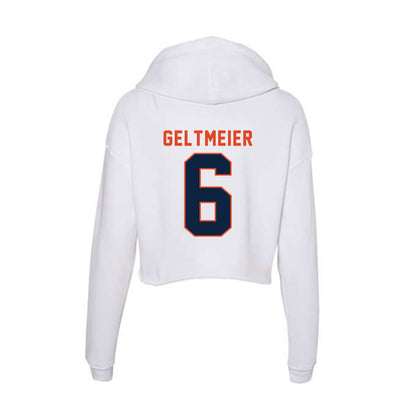 UTSA - NCAA Women's Soccer : Maci Geltmeier - Women's Crop Fleece Hoodie-1