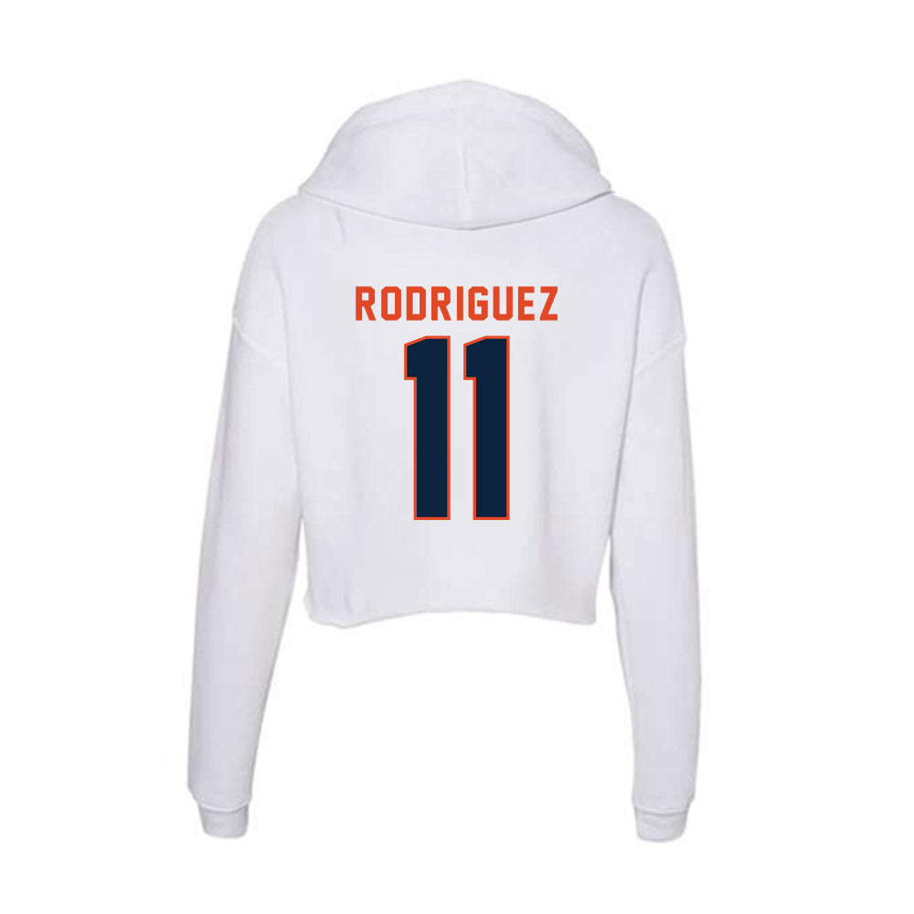 UTSA - NCAA Baseball : Hector Rodriguez - Women's Crop Fleece Hoodie-1