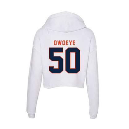 UTSA - NCAA Football : Michael Owoeye - Women's Crop Fleece Hoodie-1