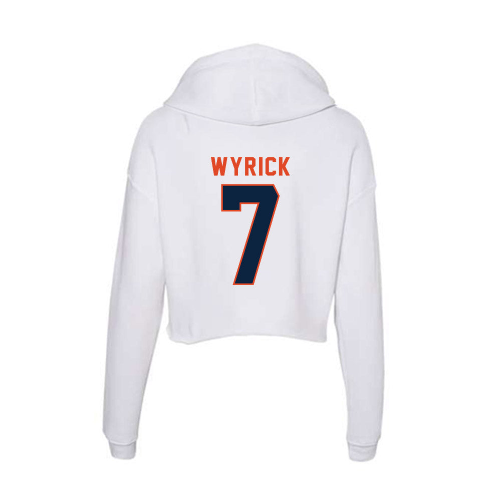 UTSA - NCAA Football : Jimmy Wyrick - Women's Crop Fleece Hoodie-1