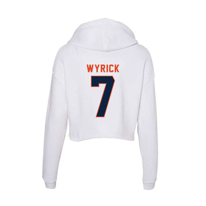 UTSA - NCAA Football : Jimmy Wyrick - Women's Crop Fleece Hoodie-1