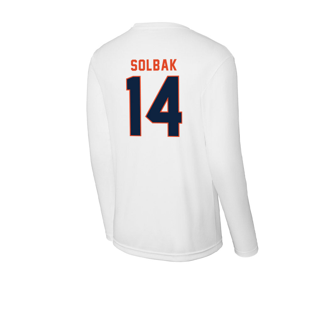 UTSA - NCAA Women's Soccer : Makela Solbak - Activewear Long Sleeve T-Shirt-1