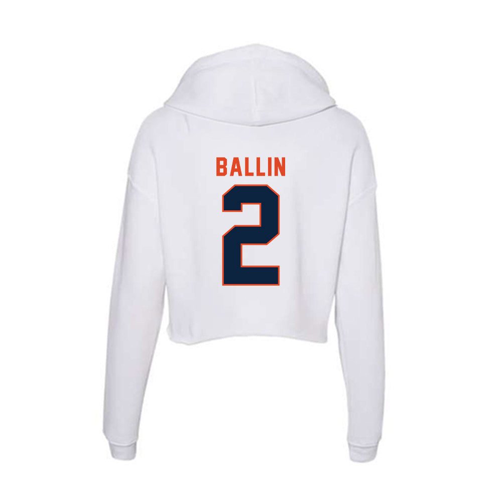 UTSA - NCAA Baseball : Jordan Ballin - Women's Crop Fleece Hoodie-1