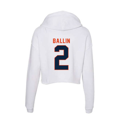 UTSA - NCAA Baseball : Jordan Ballin - Women's Crop Fleece Hoodie-1