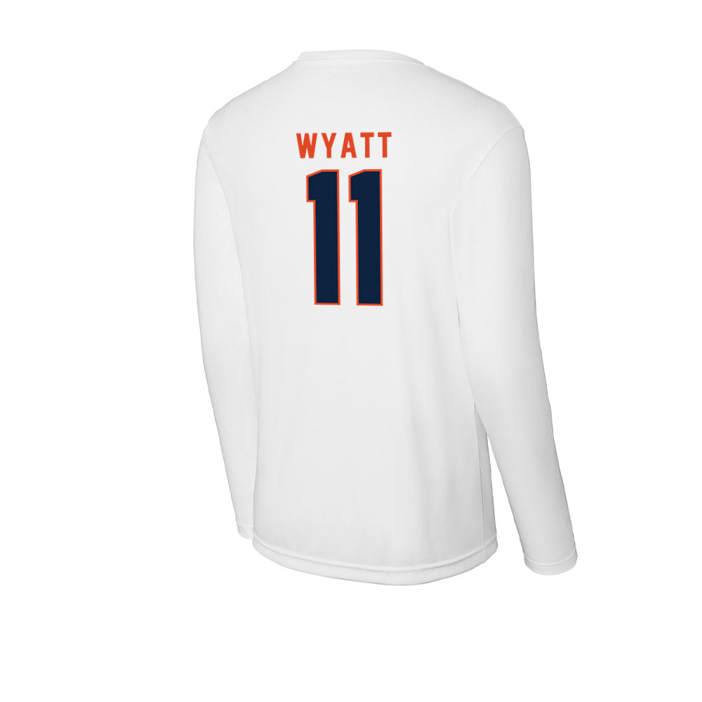 UTSA - NCAA Men's Basketball : Isaiah Wyatt - Activewear Long Sleeve T-Shirt-1