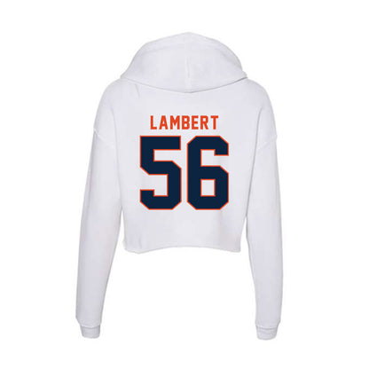 UTSA - NCAA Football : Matthew Lambert - Women's Crop Fleece Hoodie-1