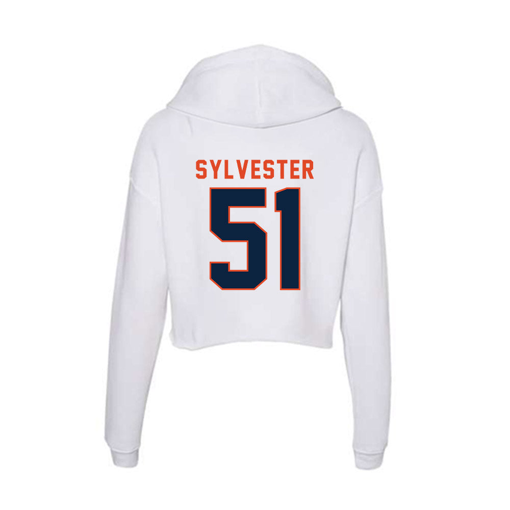 UTSA - NCAA Football : Travon Sylvester - Women's Crop Fleece Hoodie-1