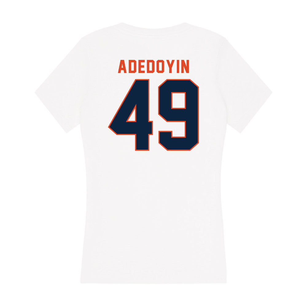 UTSA - NCAA Football : David Adedoyin - Women's V-Neck T-Shirt-1