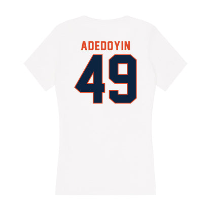 UTSA - NCAA Football : David Adedoyin - Women's V-Neck T-Shirt-1