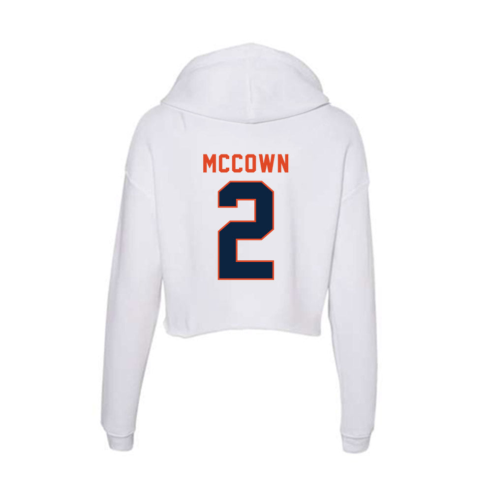 UTSA - NCAA Football : Owen McCown - Women's Crop Fleece Hoodie-1