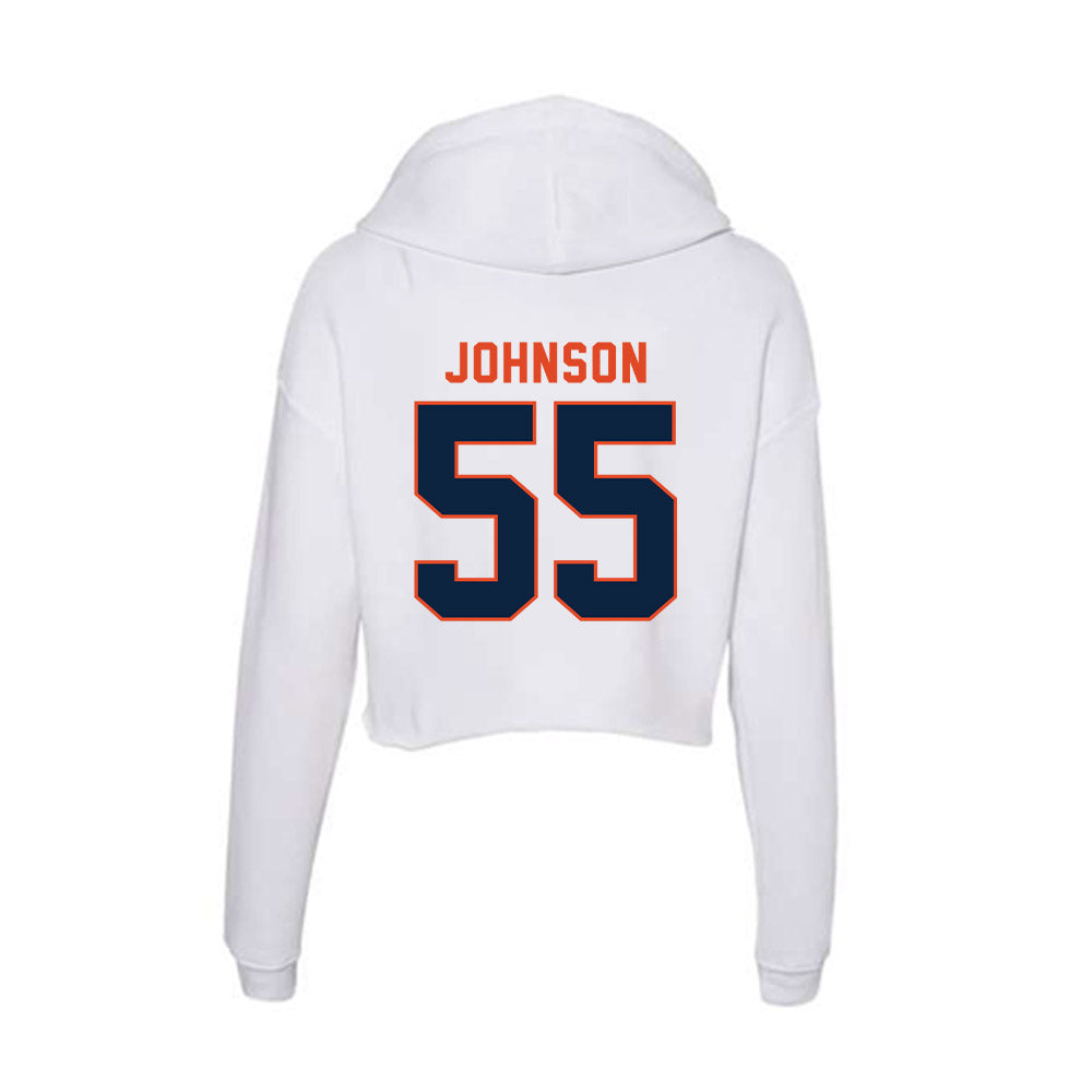 UTSA - NCAA Football : Amare Johnson - Women's Crop Fleece Hoodie-1