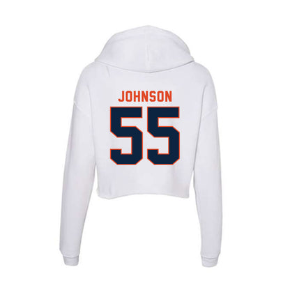 UTSA - NCAA Football : Amare Johnson - Women's Crop Fleece Hoodie-1