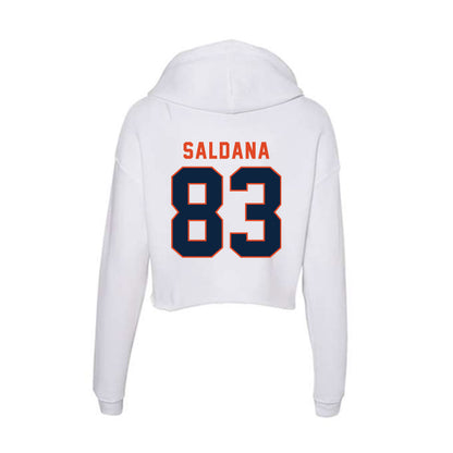 UTSA - NCAA Football : Ezekiel Saldana - Women's Crop Fleece Hoodie-1