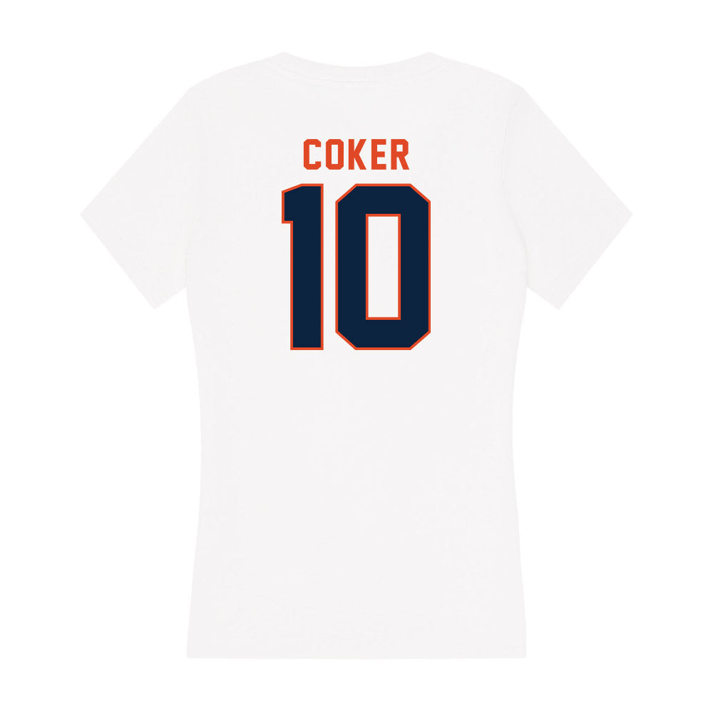 UTSA - NCAA Women's Soccer : Tyler Coker - Women's V-Neck T-Shirt-1