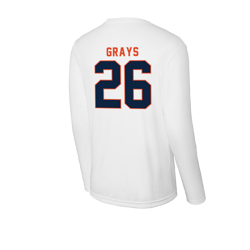 UTSA - NCAA Football : Bryce Grays - Activewear Long Sleeve T-Shirt-1