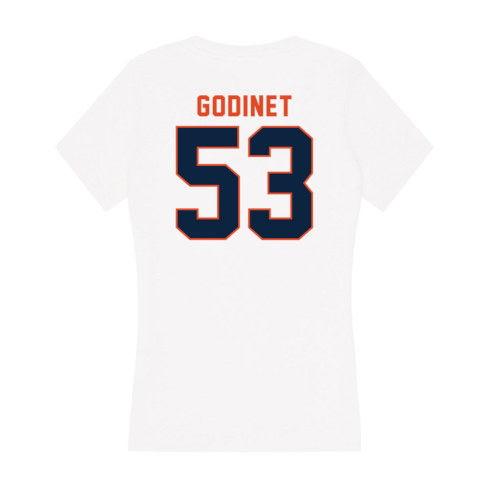 UTSA - NCAA Football : Coriantumr Godinet - Women's V-Neck T-Shirt-1