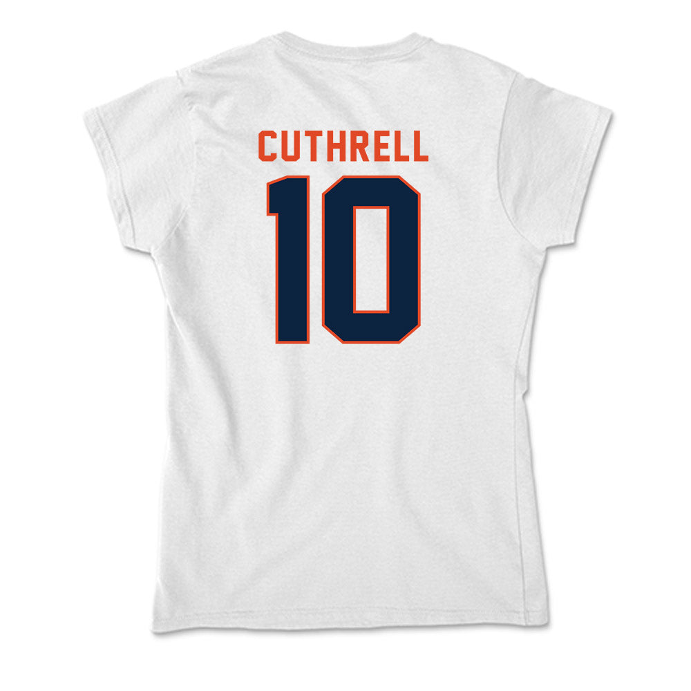 UTSA - NCAA Men's Basketball : Chandler Cuthrell - Soft Style Women’s T-Shirt-1