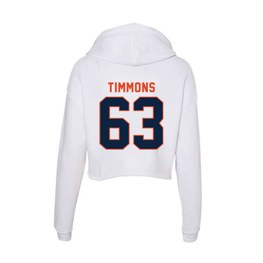 UTSA - NCAA Football : Trevor Timmons - Women's Crop Fleece Hoodie-1