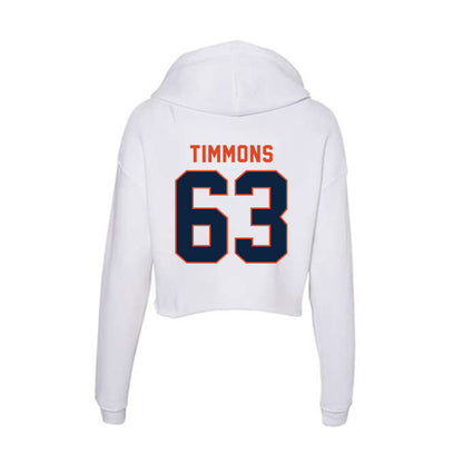 UTSA - NCAA Football : Trevor Timmons - Women's Crop Fleece Hoodie-1