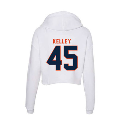 UTSA - NCAA Baseball : Connor Kelley - Women's Crop Fleece Hoodie-1