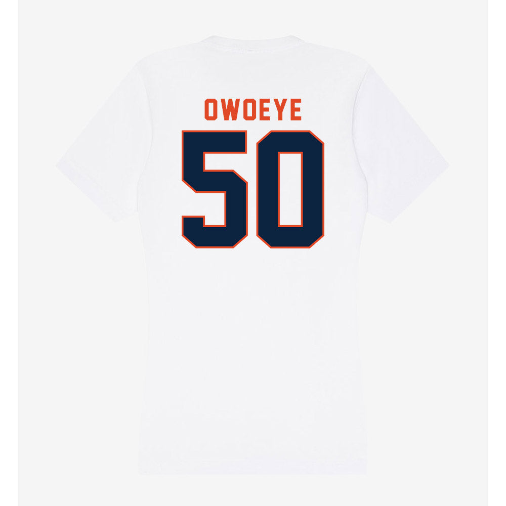 UTSA - NCAA Football : Michael Owoeye - Women's V-Neck T-Shirt-1