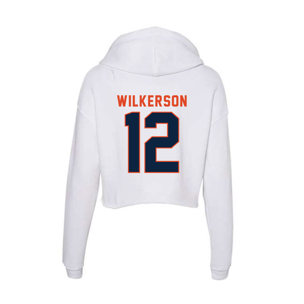 UTSA - NCAA Football : Marcellus Wilkerson - Women's Crop Fleece Hoodie-1