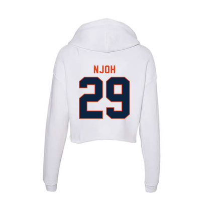 UTSA - NCAA Football : Tangoh Njoh - Women's Crop Fleece Hoodie-1