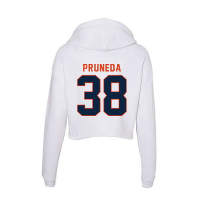UTSA - NCAA Football : Alan Pruneda - Women's Crop Fleece Hoodie-1