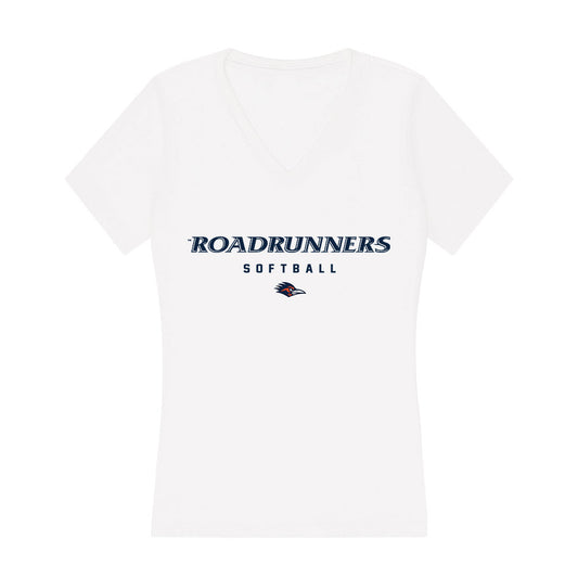 UTSA - NCAA Softball : Camryn Robillard - Women's V-Neck T-Shirt-0