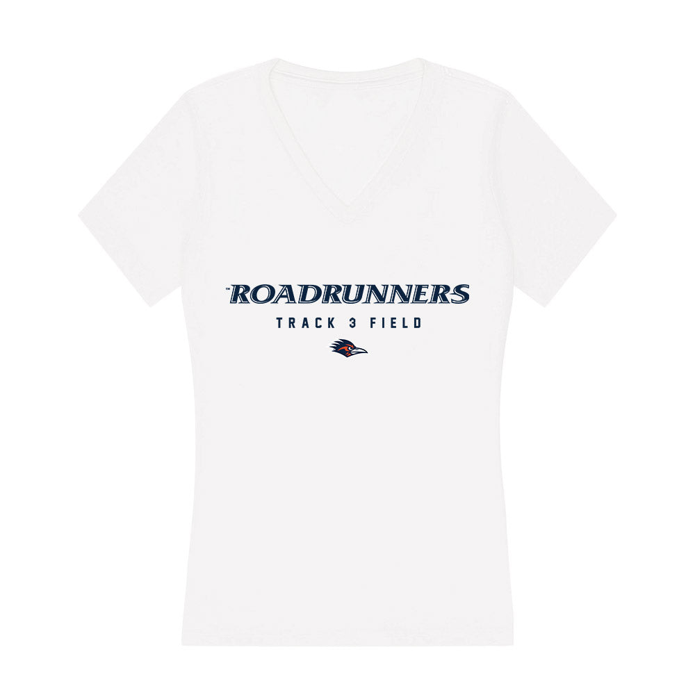 UTSA - NCAA Women's Track & Field : Brina Likar - Women's V-Neck T-Shirt-0