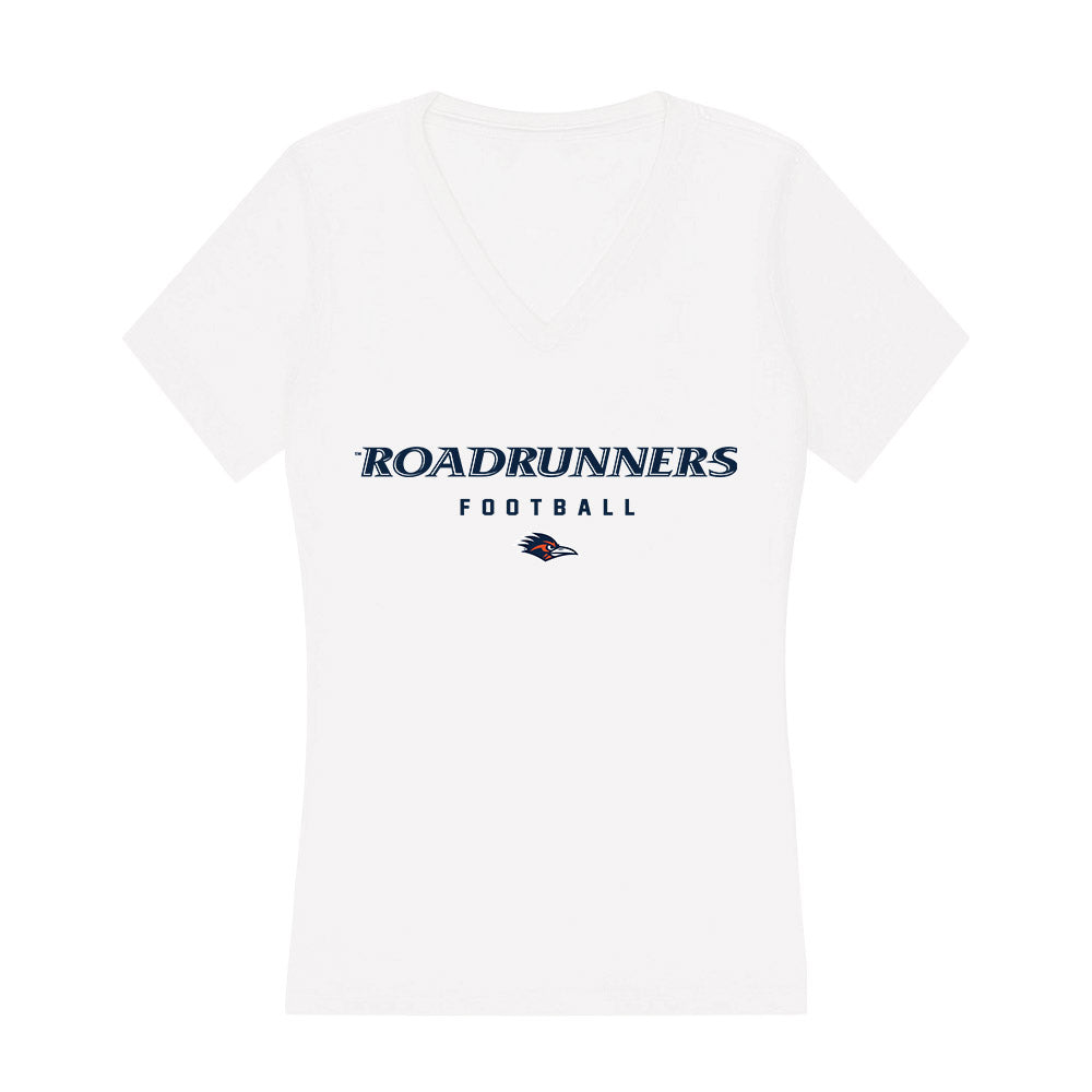 UTSA - NCAA Football : Coriantumr Godinet - Women's V-Neck T-Shirt-0