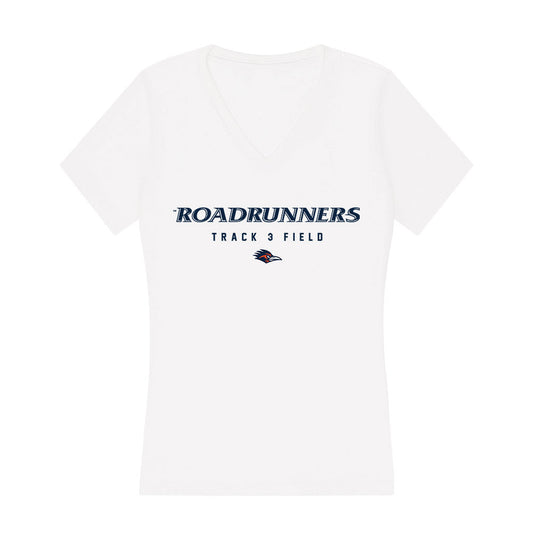 UTSA - NCAA Men's Track & Field : Charlie Staddon - Women's V-Neck T-Shirt-0