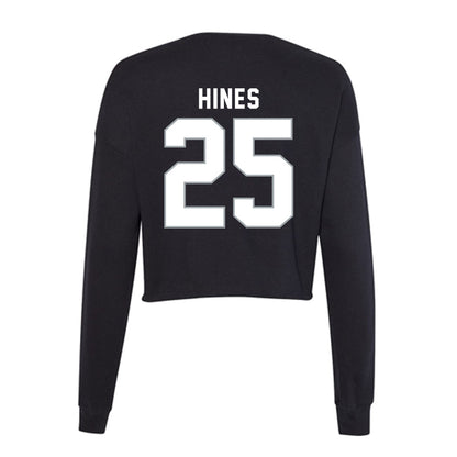 Seton Hall - NCAA Men's Basketball : Na'Jai Hines - Women's Cropped Crew Fleece-1