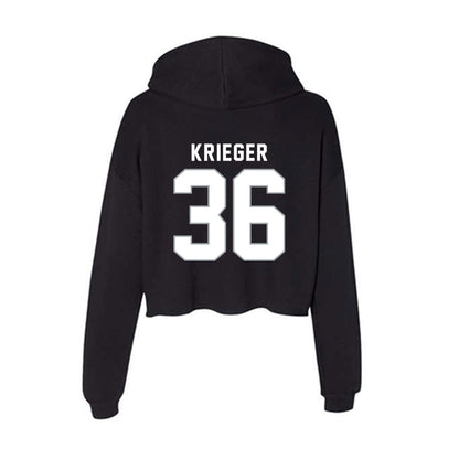 Seton Hall - NCAA Baseball : Magnus Krieger - Women's Crop Fleece Hoodie-1