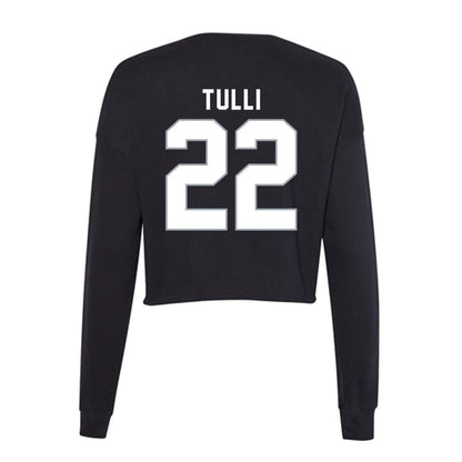 Seton Hall - NCAA Women's Volleyball : Hanna Tulli - Women's Cropped Crew Fleece-1